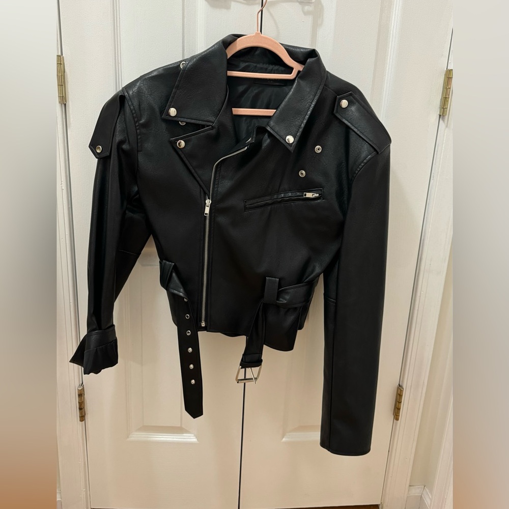 STORETS Emma Pleather Rider Jacket S/M